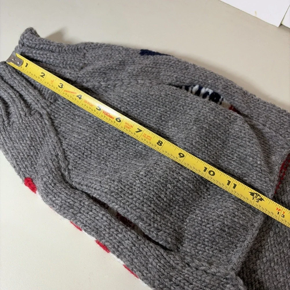 Chilly Dog 100% Wool Handmade Sweater S/M Dogs USA Made American Flag Patriotic